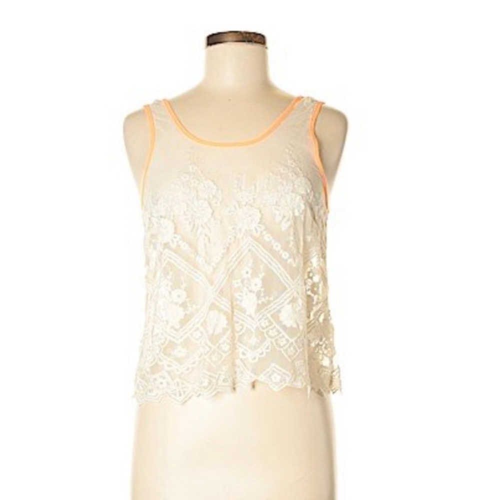 Anthropology ASTR Sleeveless White Blouse XS